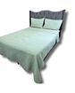 CUBRECAMA QUILT DE LUJO VERANO KING VERDE MENTA - Miniatura 2