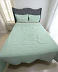 CUBRECAMA QUILT DE LUJO VERANO KING VERDE MENTA - Miniatura 4