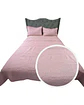 CUBRECAMA QUILT DE LUJO VERANO KING ROSA - Miniatura 1