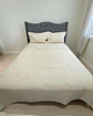 CUBRECAMA QUILT DE LUJO VERANO KING BEIGE - Miniatura 4