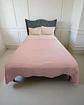 CUBRECAMA QUILT DE LUJO VERANO DELGADO 2 PLAZAS ROSA - Miniatura 4