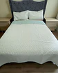 CUBRECAMA QUILT DE LUJO VERANO DELGADO KING VERDE MENTA - Miniatura 4