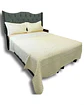 CUBRECAMA QUILT DE LUJO VERANO DELGADO KING CREMA - Miniatura 3