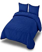 CUBRECAMA ELEGANTE  QUILT VERANO 2 PLAZA AZUL - Miniatura 2