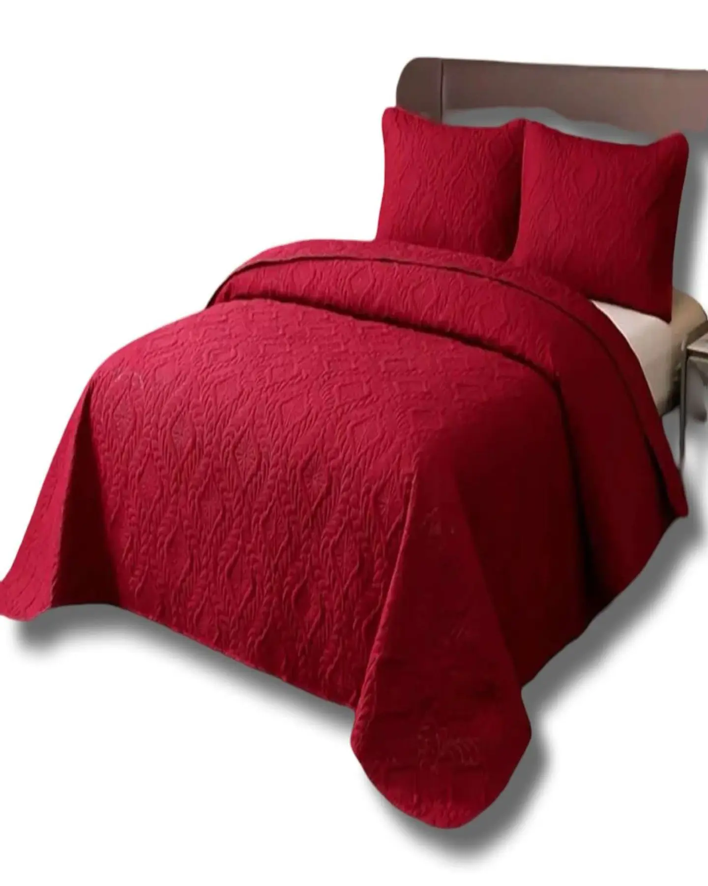 CUBRECAMA ELEGANTE  QUILT VERANO KING - SUPER KING 250 CM X 270 CM BURDEO 1