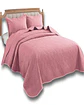 CUBRECAMA ELEGANTE  QUILT VERANO KING - SUPER KING 250 CM X 270 CM ROSA - Miniatura 1