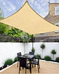 Toldo de Lona 5x5  Cuadrada Vela para Sombra Parasol Permeable - Miniatura 6