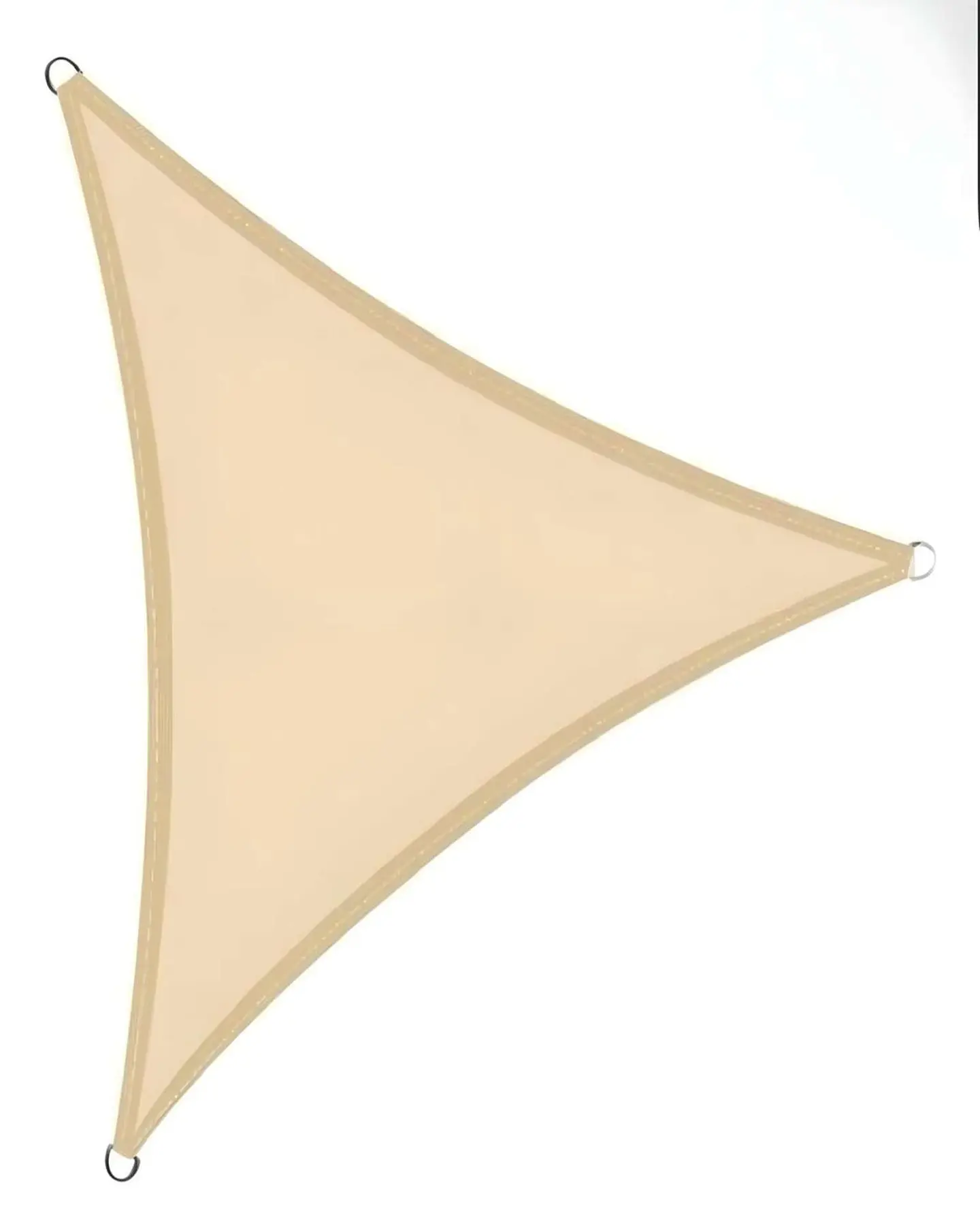 Toldo de Lona 5 x 5 x 5 Triangular  Vela para Sombra Parasol Permeable 4