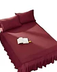 FALDÓN DE CAMA PROTECTOR BASE DE CAMA PLAZA Y MEDIA 105X200 CM 02 - Miniatura 1
