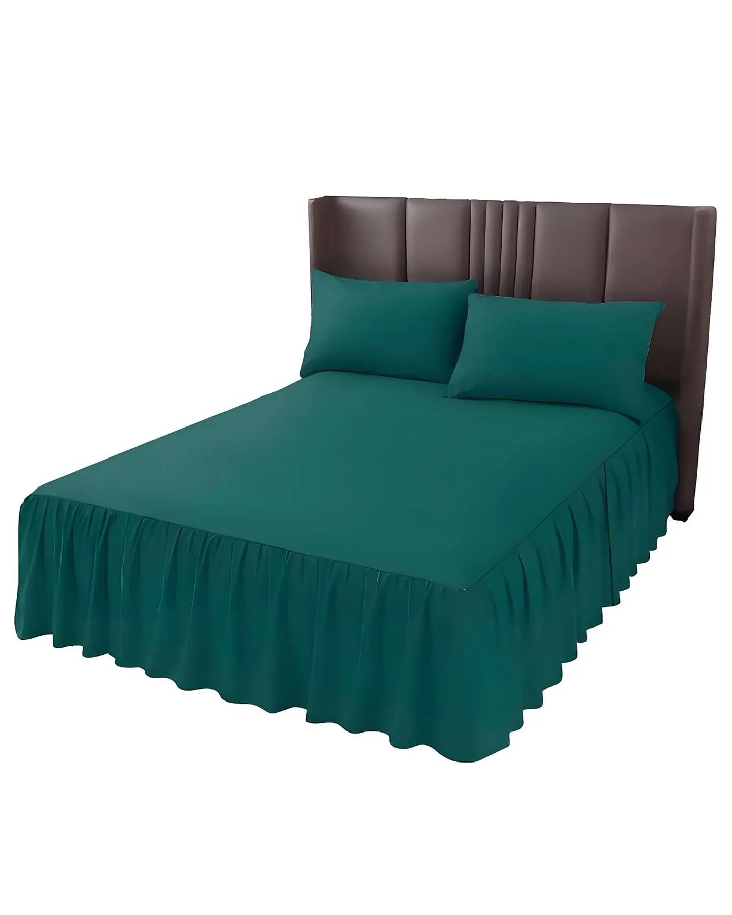 FALDÓN DE CAMA PROTECTOR BASE DE CAMA 2 PLAZAS 150X200 CM 07 1