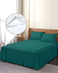 FALDÓN DE CAMA PROTECTOR BASE DE CAMA 2 PLAZAS 150X200 CM 07 - Miniatura 5