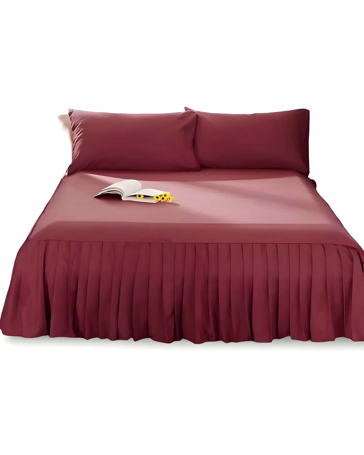 FALDÓN DE CAMA PROTECTOR BASE DE CAMA KING 180X200 CM 02 2