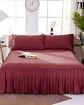 FALDÓN DE CAMA PROTECTOR BASE DE CAMA KING 180X200 CM 02 - Miniatura 5