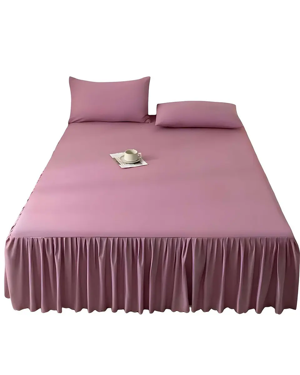 FALDÓN DE CAMA PROTECTOR BASE DE CAMA KING 180X200 CM 03 2