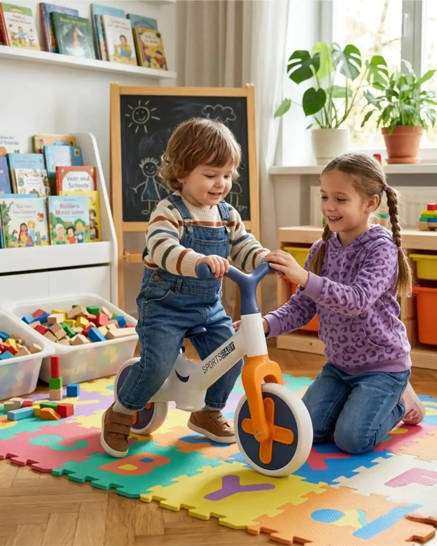 Bicicleta de Equilibrio Infantil Sin Pedales Entrenamiento K2 1