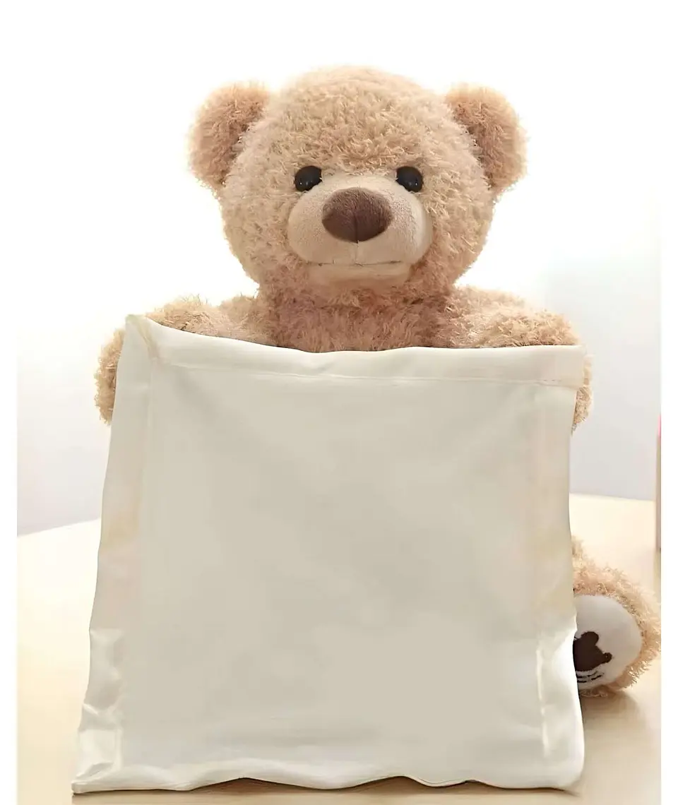 OSO PELUCHE MUSICAL INTERACTIVO ESCONDITE INFANTIL 1