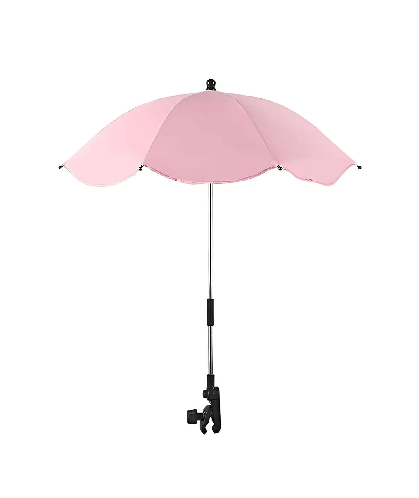 Sombrilla para cochecito de bebé portatil UV ROSA 4