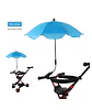 Sombrilla para cochecito de bebé portatil UV AZUL - Miniatura 2
