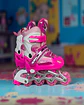 PATIN LINEAL CON LUCES Y KIT TALLA S 31-34 ROSADO - Miniatura 3