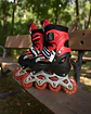 PATIN LINEAL CON LUCES Y KIT TALLA S 31-34 ROJO - Miniatura 4