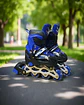 PATIN LINEAL CON LUCES Y KIT TALLA S 31-34 AZUL OSCURO - Miniatura 3