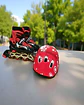 PATIN LINEAL CON LUCES Y KIT TALLA M 35-38 ROJO - Miniatura 3