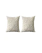 SET DE 2 FUNDAS DE COJIN ESTILO BOHEMIO 45X45 CM BLANCO 05 - Miniatura 1
