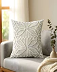 SET DE 2 FUNDAS DE COJIN ESTILO BOHEMIO 45X45 CM BLANCO 05 - Miniatura 3