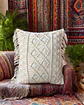 SET DE 4 FUNDAS DE COJIN ESTILO BOHEMIO 45X45 CM BLANCO 01 - Miniatura 4
