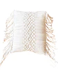 SET DE 4 FUNDAS DE COJIN ESTILO BOHEMIO 45X45 CM BLANCO 02 - Miniatura 2