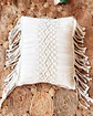 SET DE 4 FUNDAS DE COJIN ESTILO BOHEMIO 45X45 CM BLANCO 02 - Miniatura 3