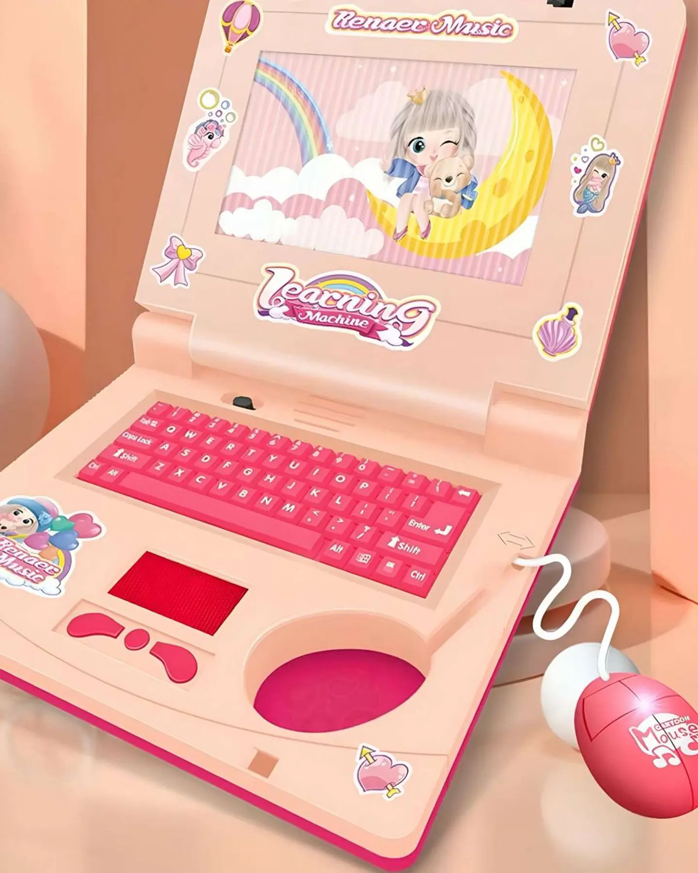 Portátil Mini Laptop De Aprendizaje infantil con música 3