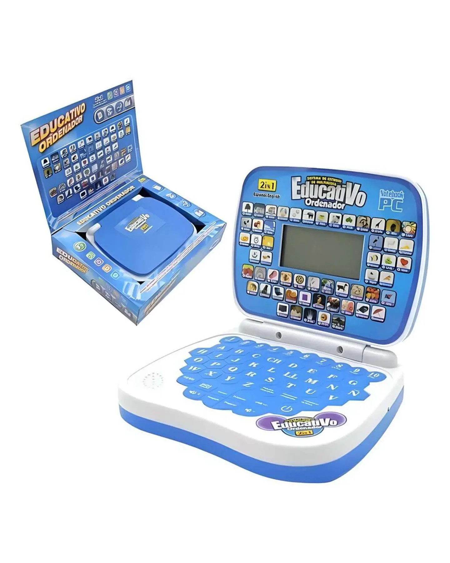 Mi primera mini laptop educativa bilingüe azul 1