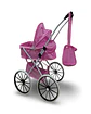 Coche De Muñeca Carreola Ruedas Grandes Rosa - Miniatura 2
