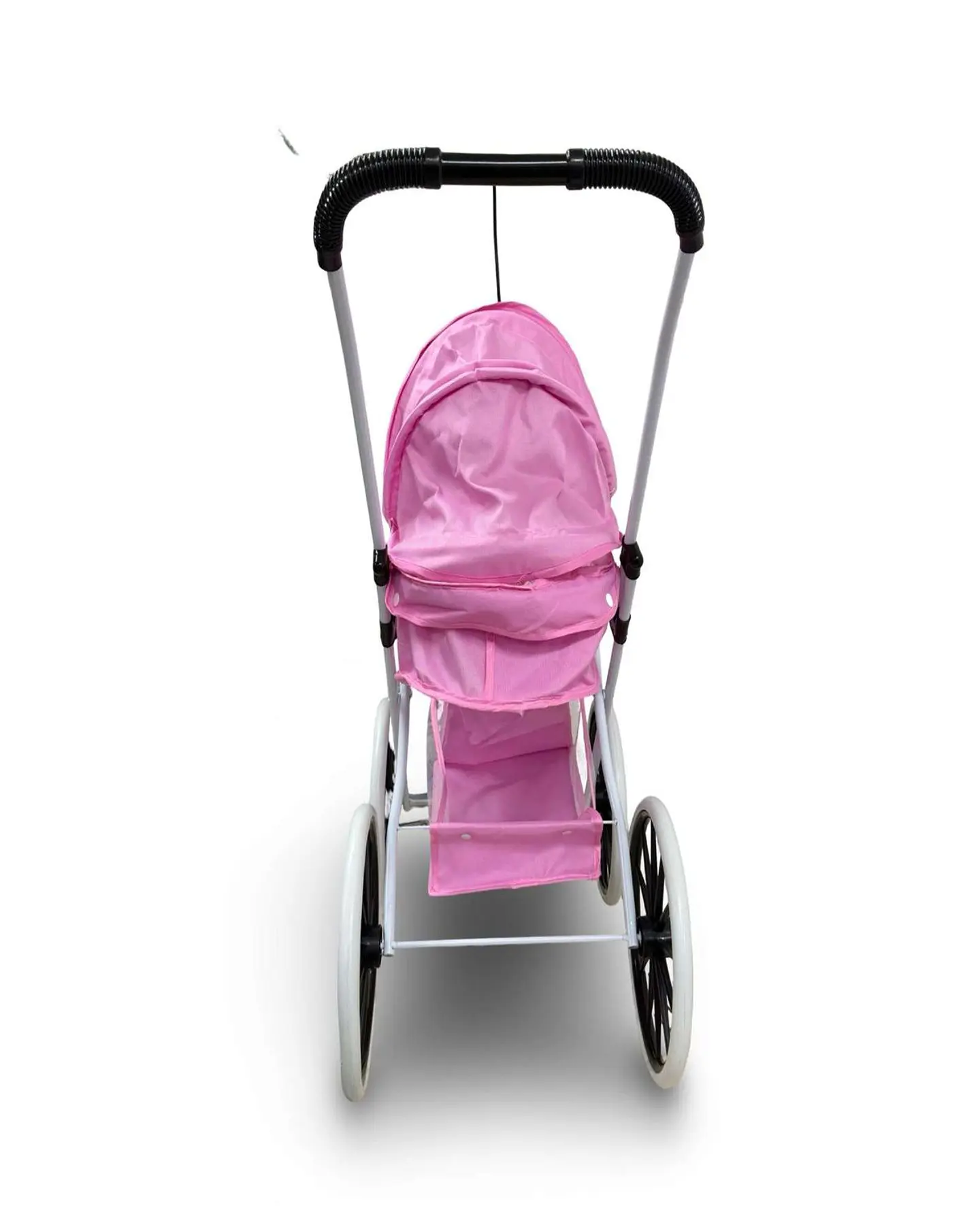 Coche De Muñeca Carreola Ruedas Grandes Rosa 3