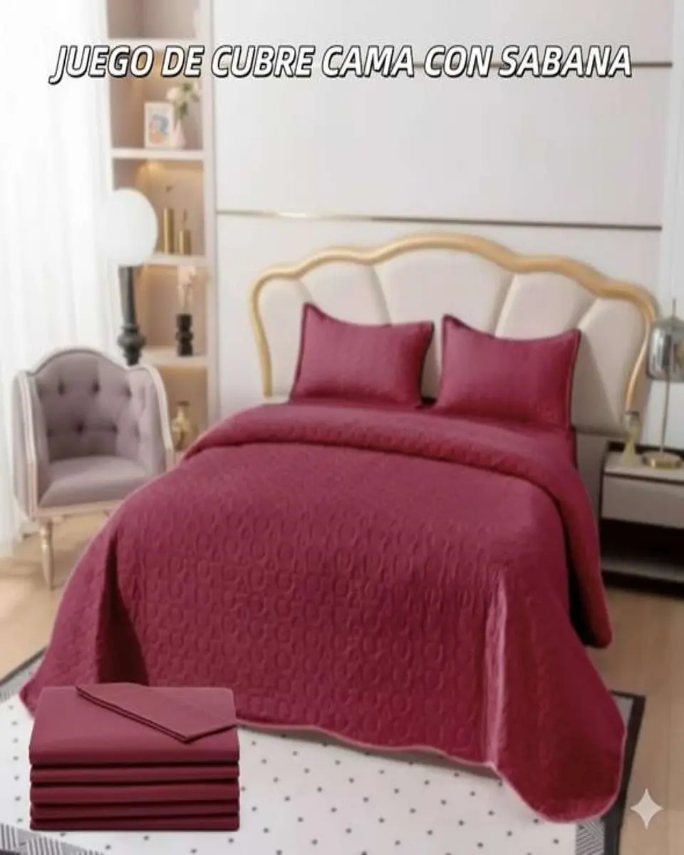 SABANA CON CUBRECAMA KING S125 4