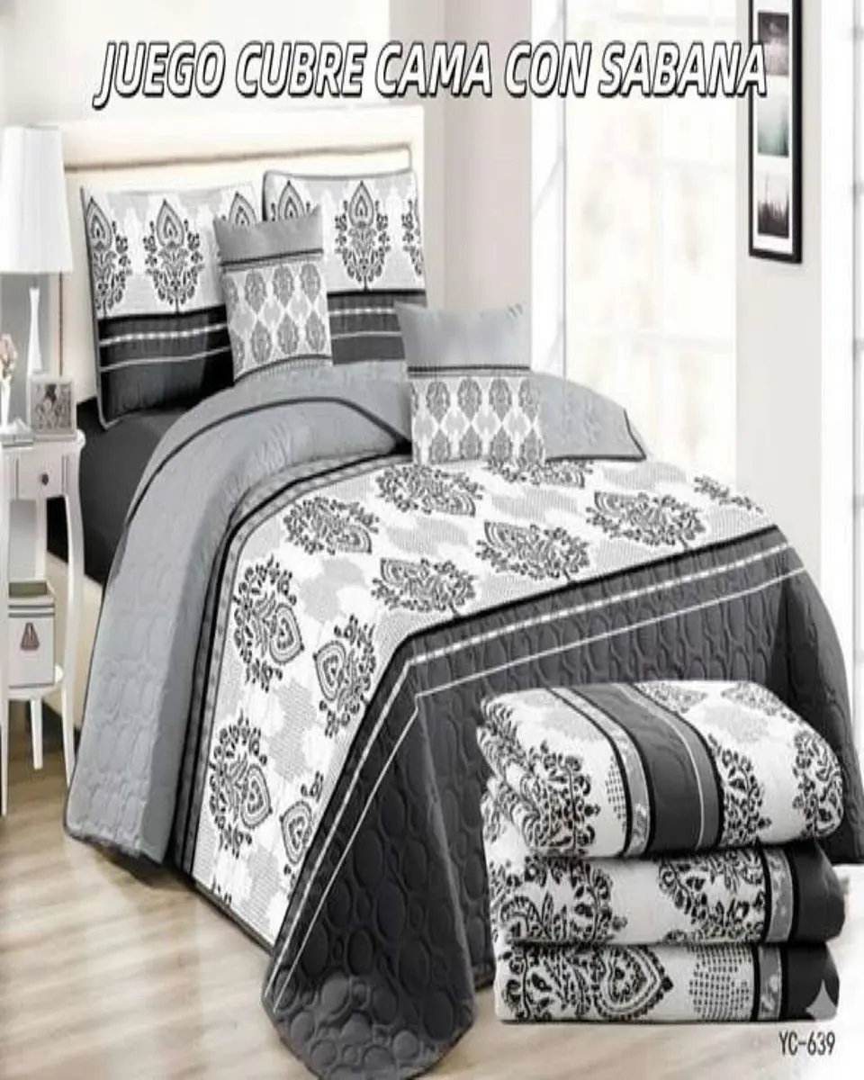 SABANA CON CUBRECAMA KING S128 4