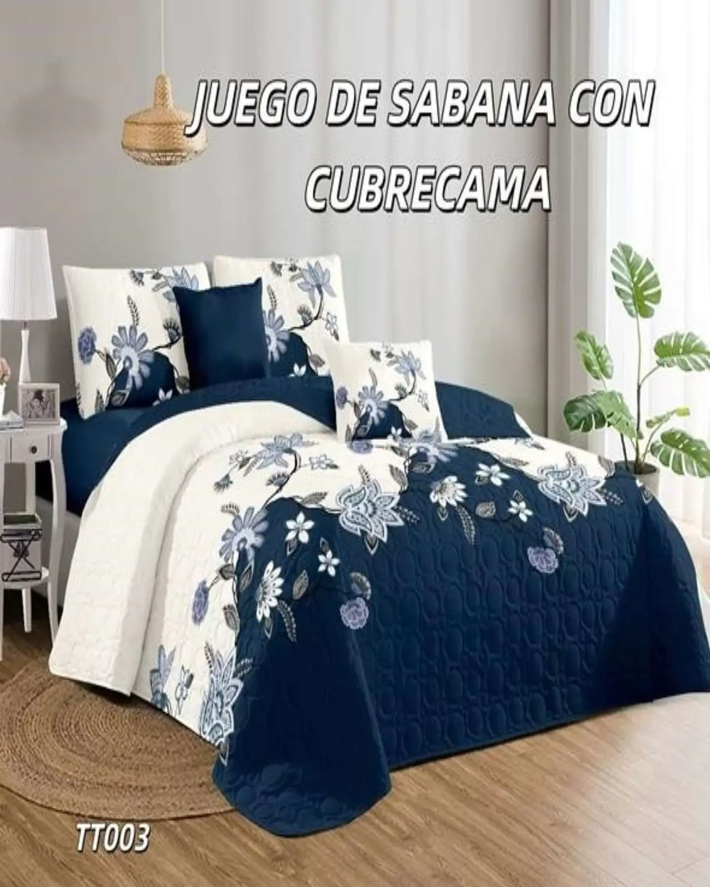 SABANA CON CUBRECAMA KING S131 4