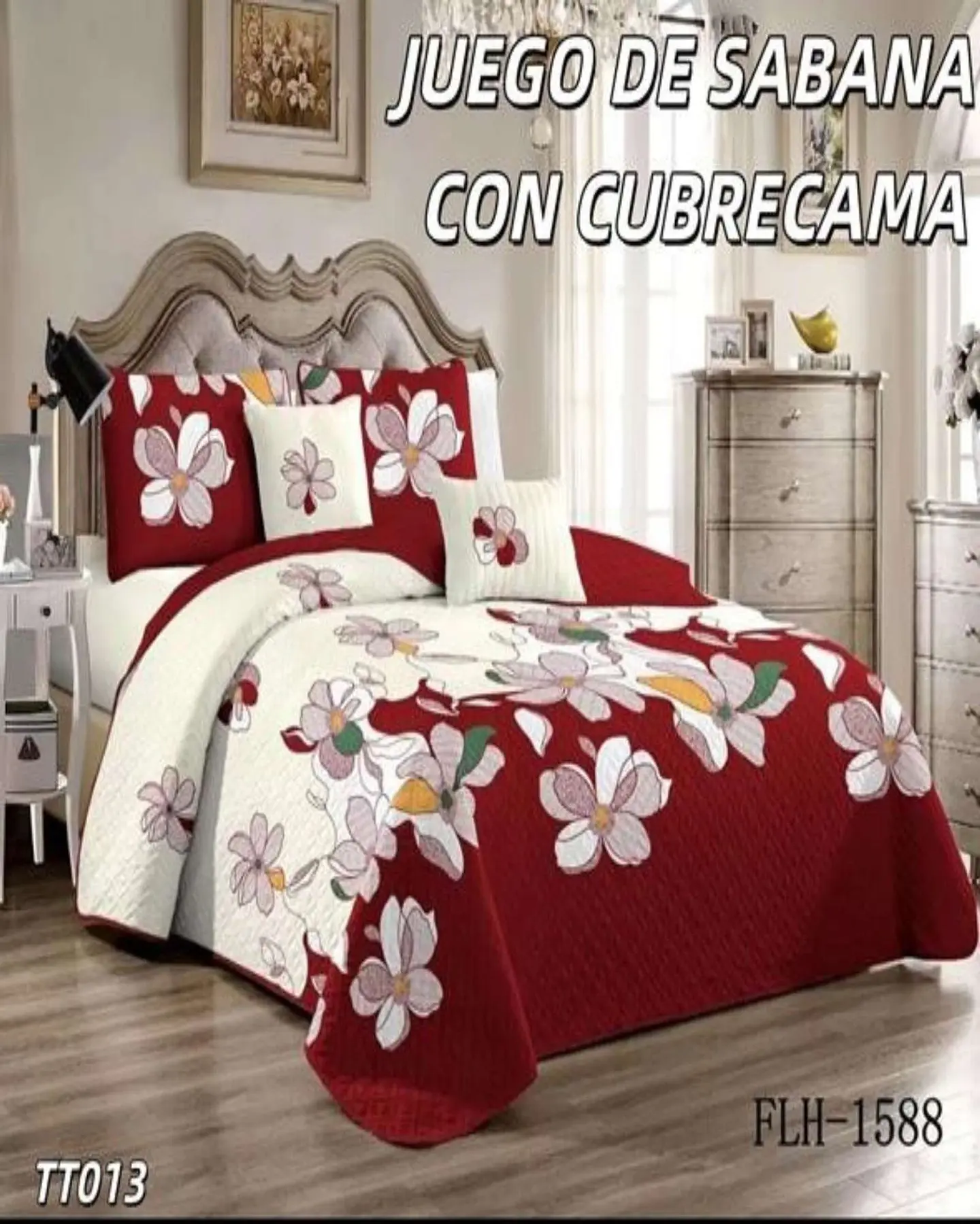 SABANA CON CUBRECAMA KING S137 4