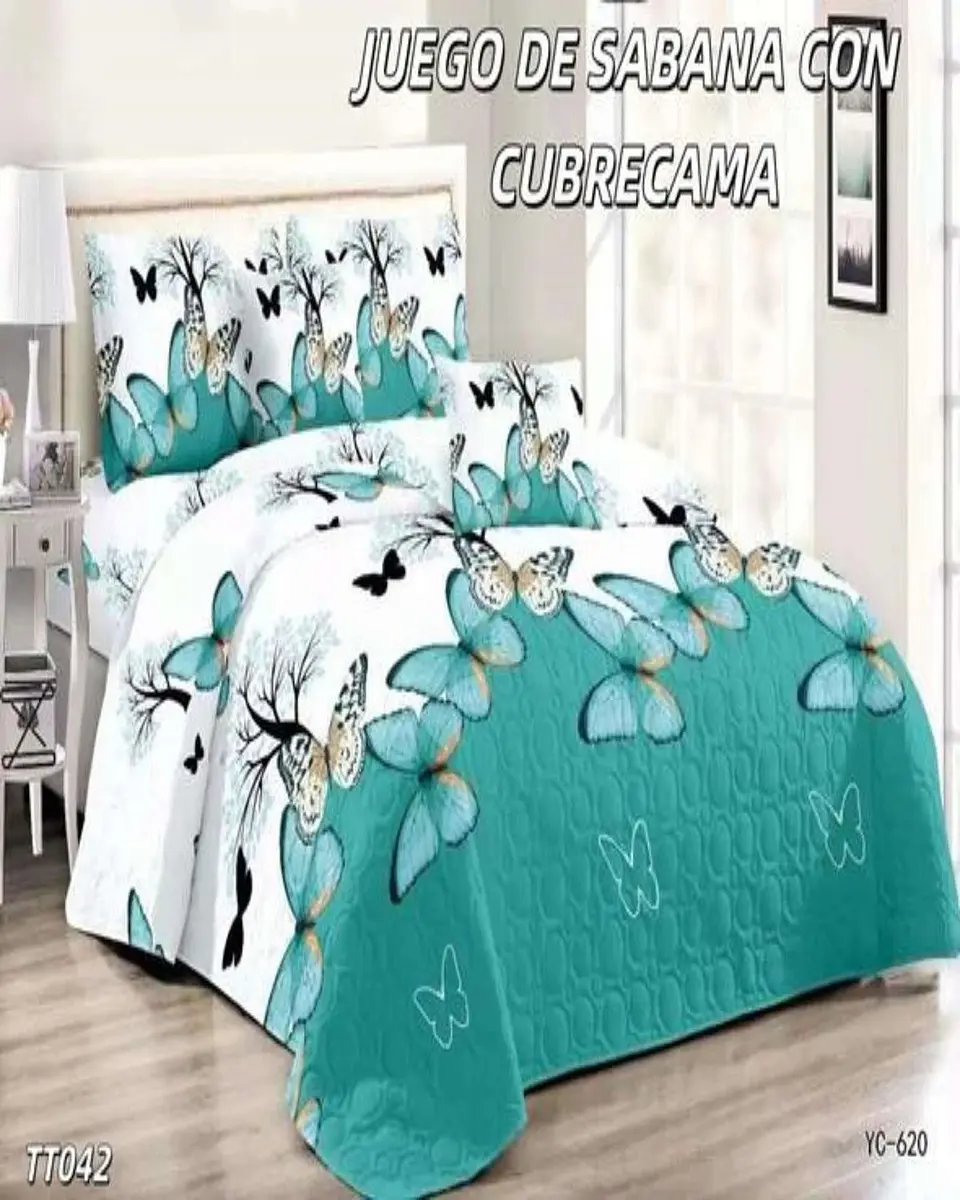 SABANA CON CUBRECAMA KING S138 4