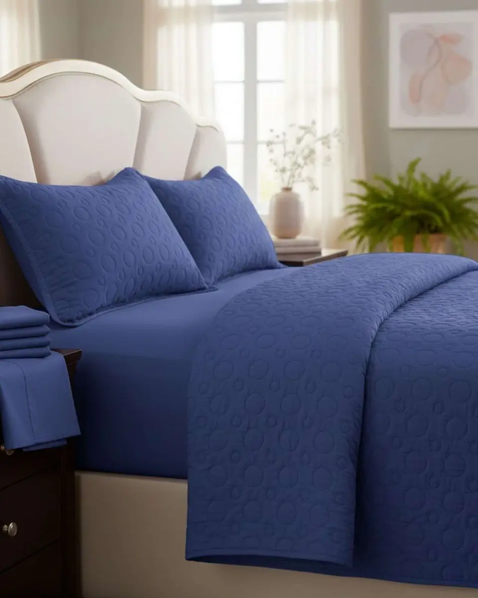 SABANA CON CUBRECAMA KING S140 2