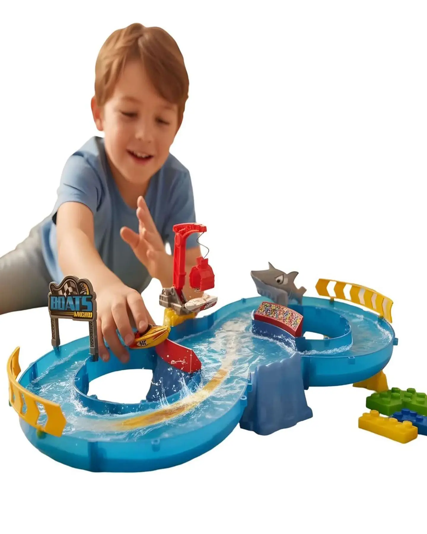 Juego de Agua Pista de Botes 1