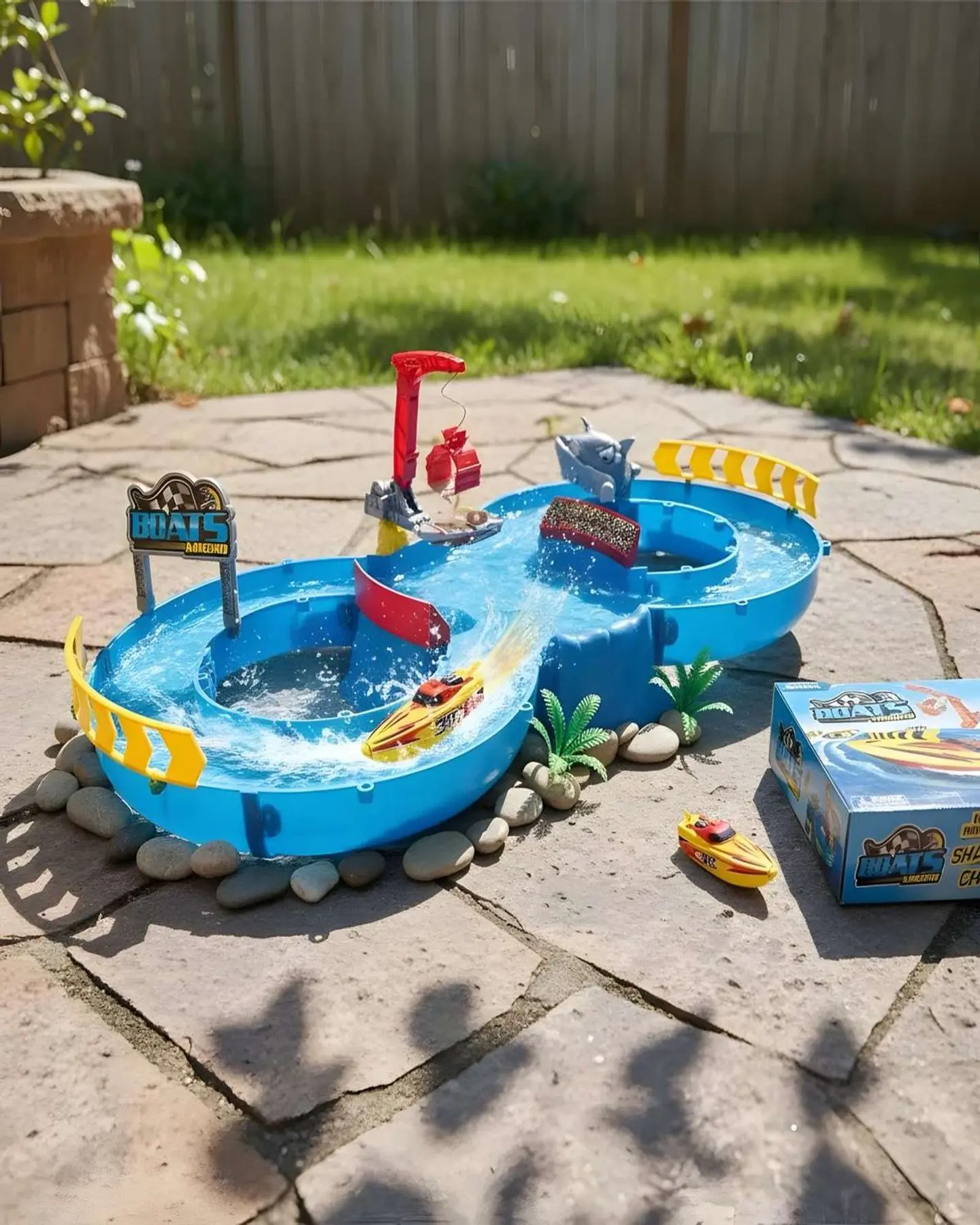 Juego de Agua Pista de Botes 2