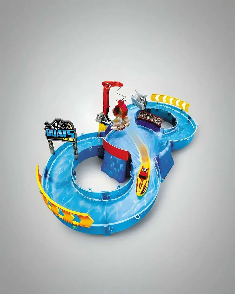 Juego de Agua Pista de Botes 4