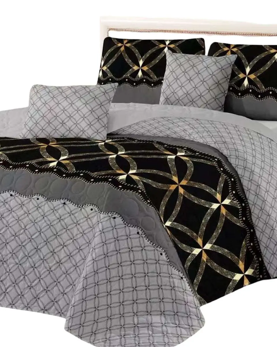Cubrecama Quilt reversible Elegante y liviano plaza y media 3