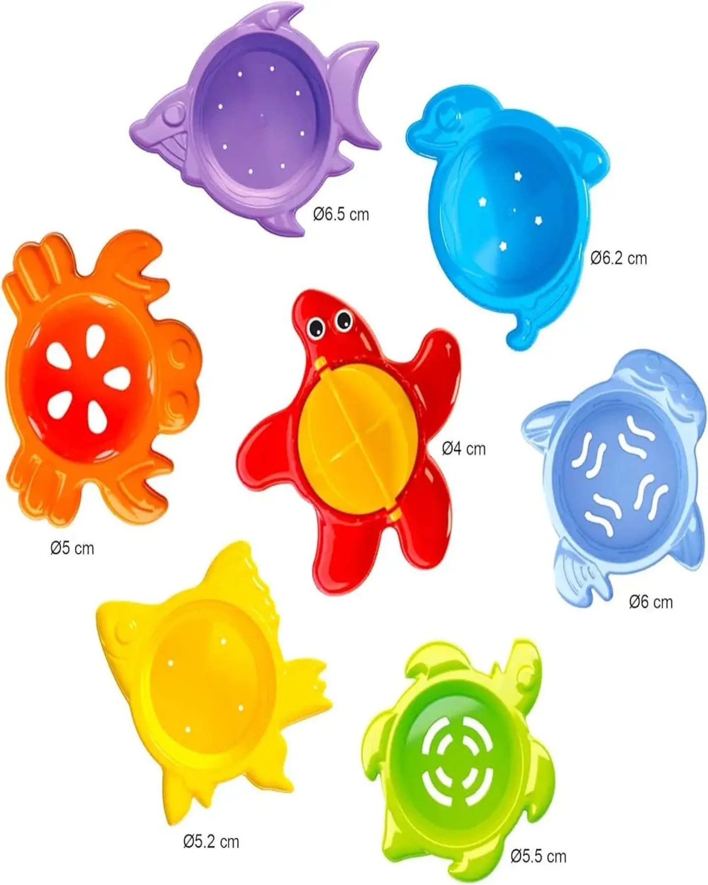 Juguete colorido de baño para bebes 3