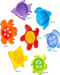 Juguete colorido de baño para bebes - Miniatura 3