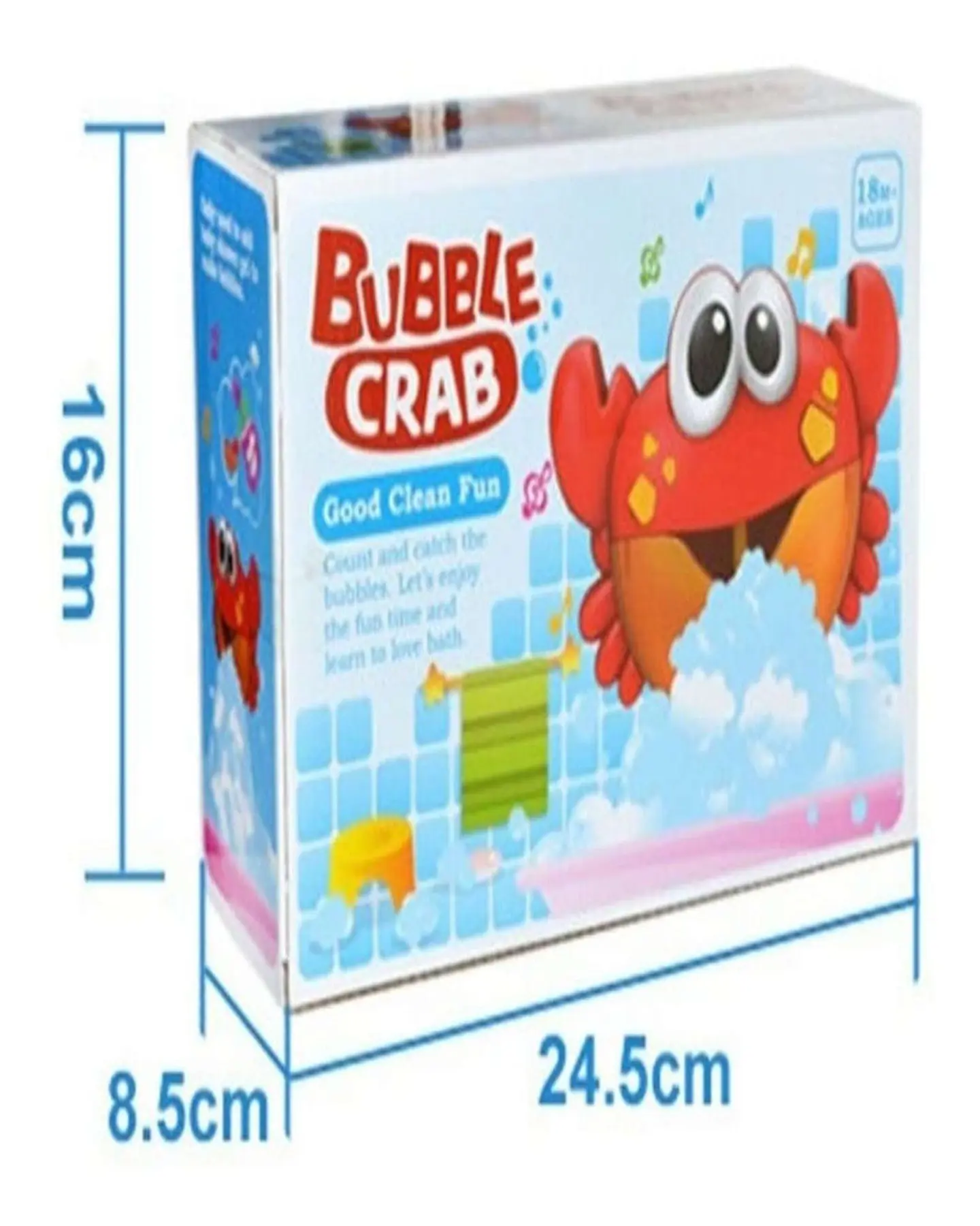 Juguete Musical cangrejo con Burbujas para el Baño 4