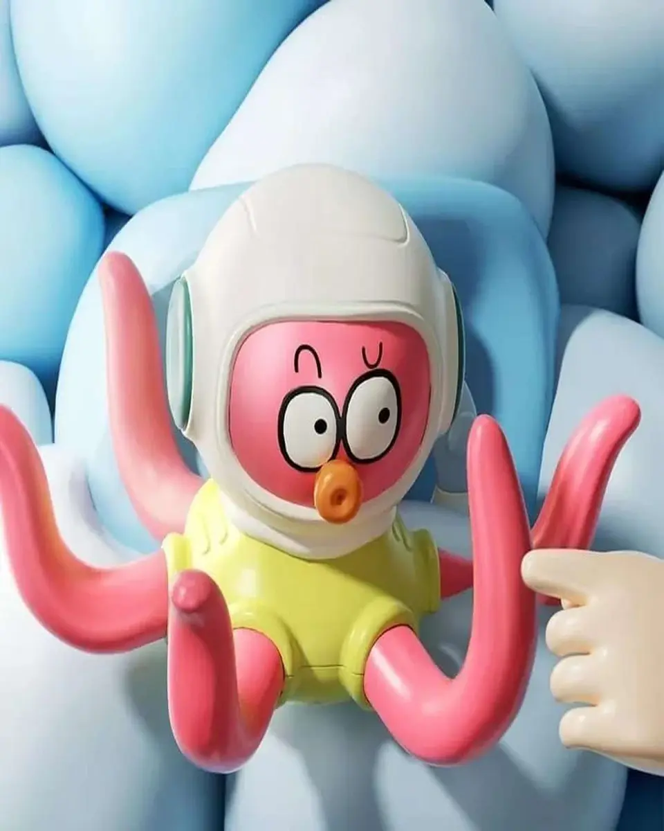 Juguete de baño Pulpo Flotador Interactivo 2