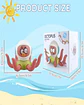 Juguete de baño Pulpo Flotador Interactivo - Miniatura 4